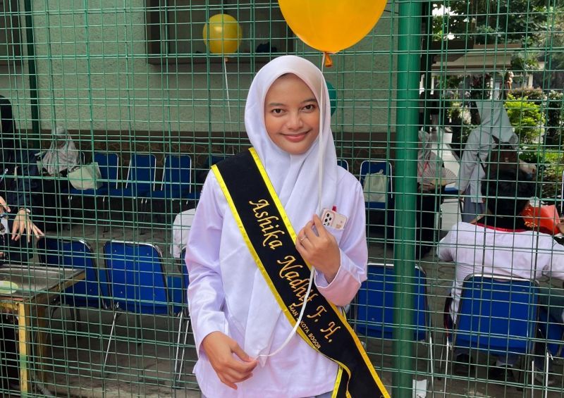 Ashika Nadhif Fahmida Harmaji, peserta UTBK tembus Prodi S-1 Kedokteran, Fakultas Kedokteran (FK) Unesa jalur SNBT 2025.