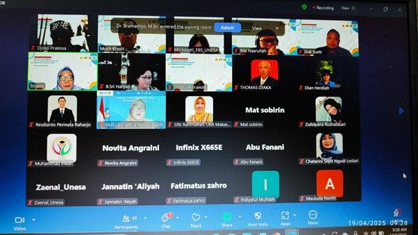 Webinar FBS bekerja sama dengan Apekskid Jawa Timur mendatangkan narasumber kompeten di bidangnya