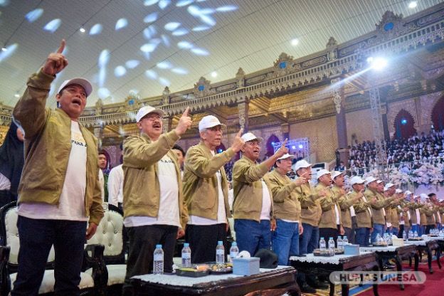 KOMITMEN BERSAMA: Langkah Unesa merawat lingkungan kampus sebagai tempat belajar dan pengembangan diri yang sehat, aman, dan nyaman bagi civitas.